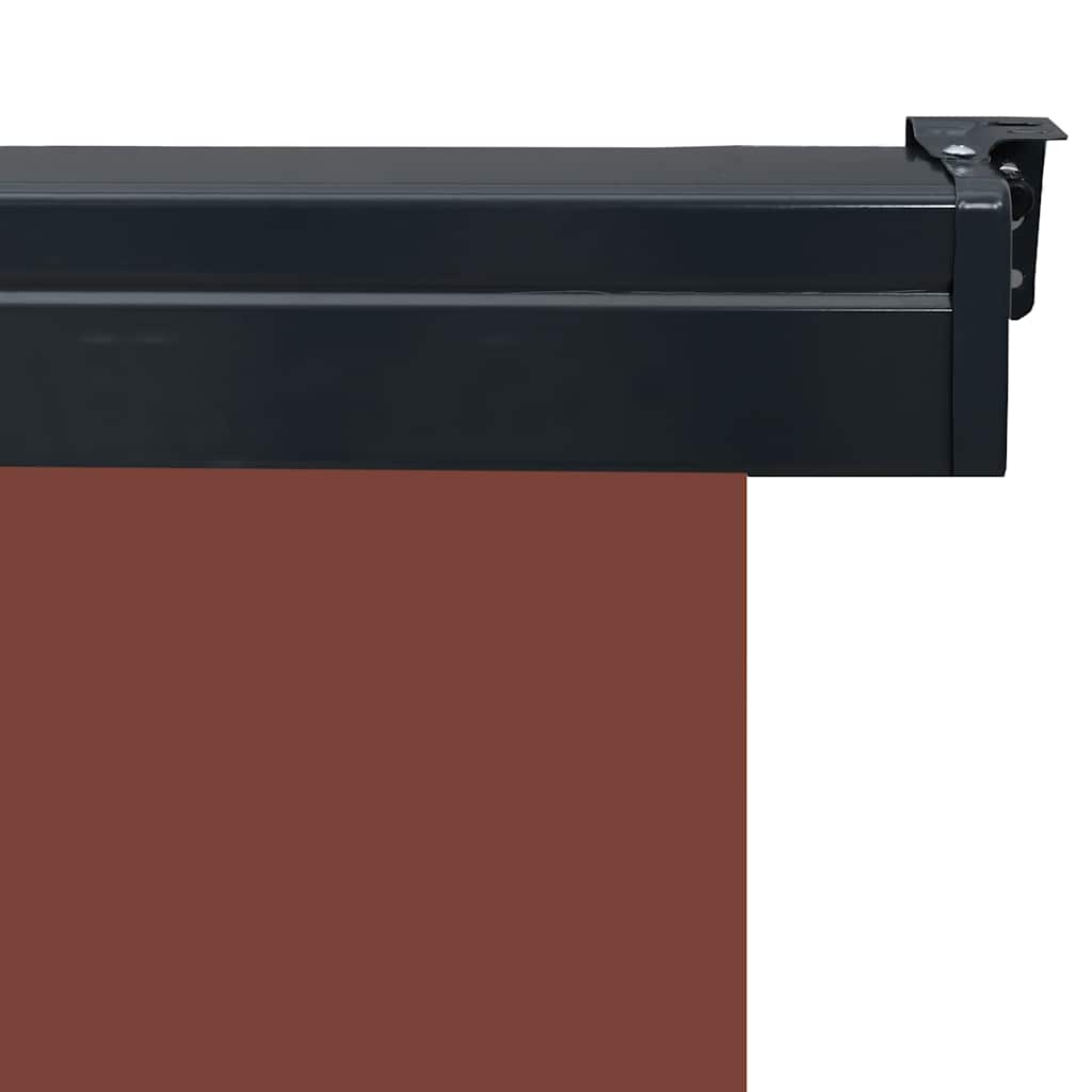 Balkon-Seitenmarkise 105x250 cm Braun