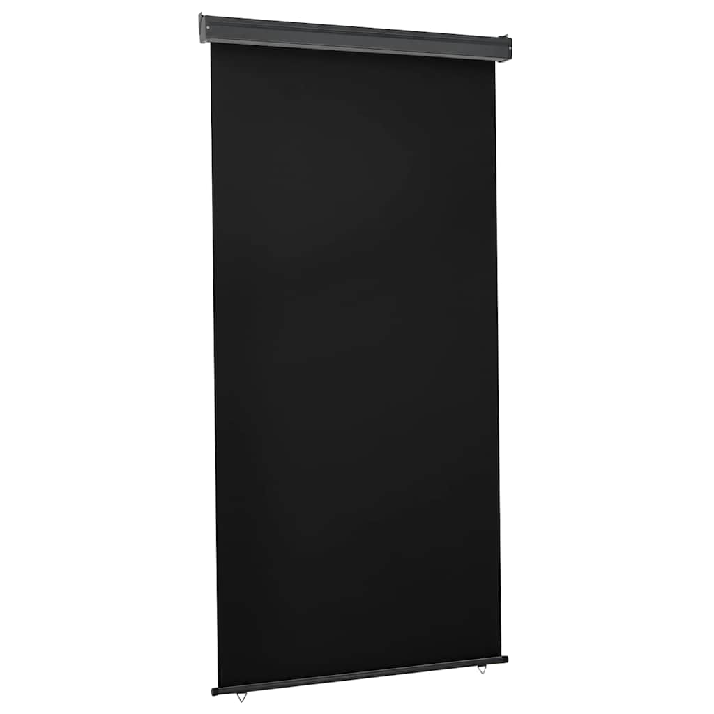 Balkon-Seitenmarkise 125x250 cm Schwarz