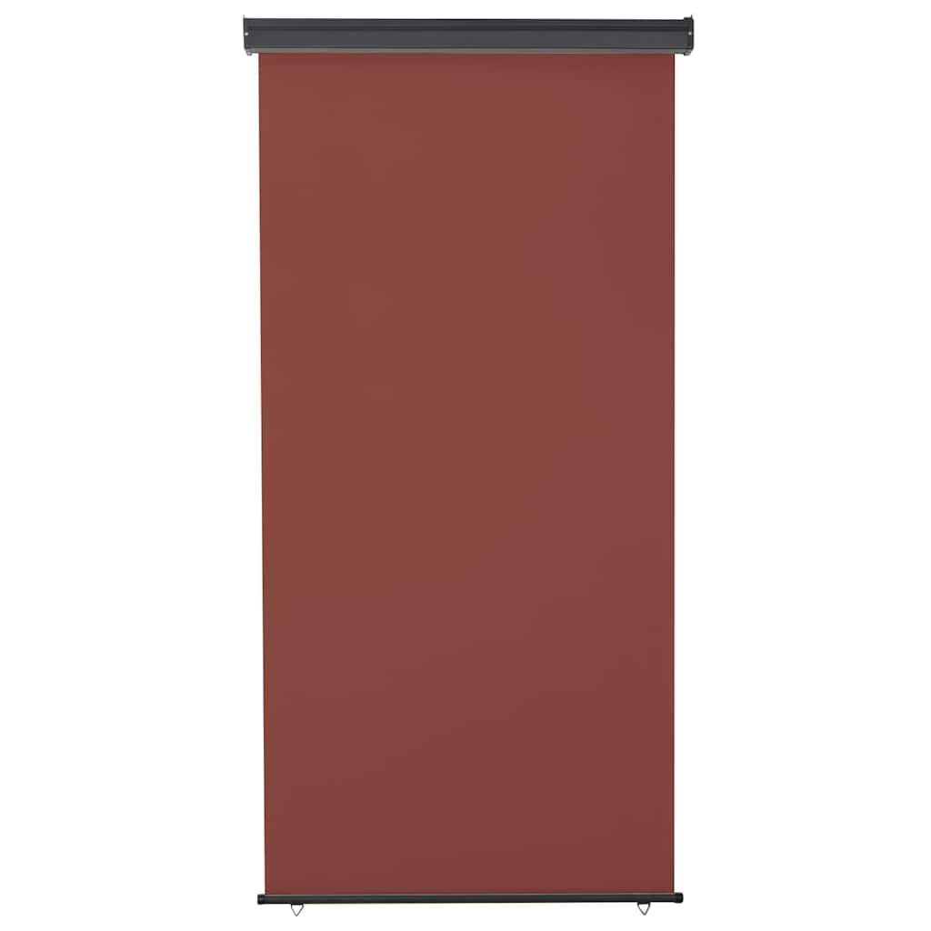 Balkon-Seitenmarkise 125x250 cm Braun