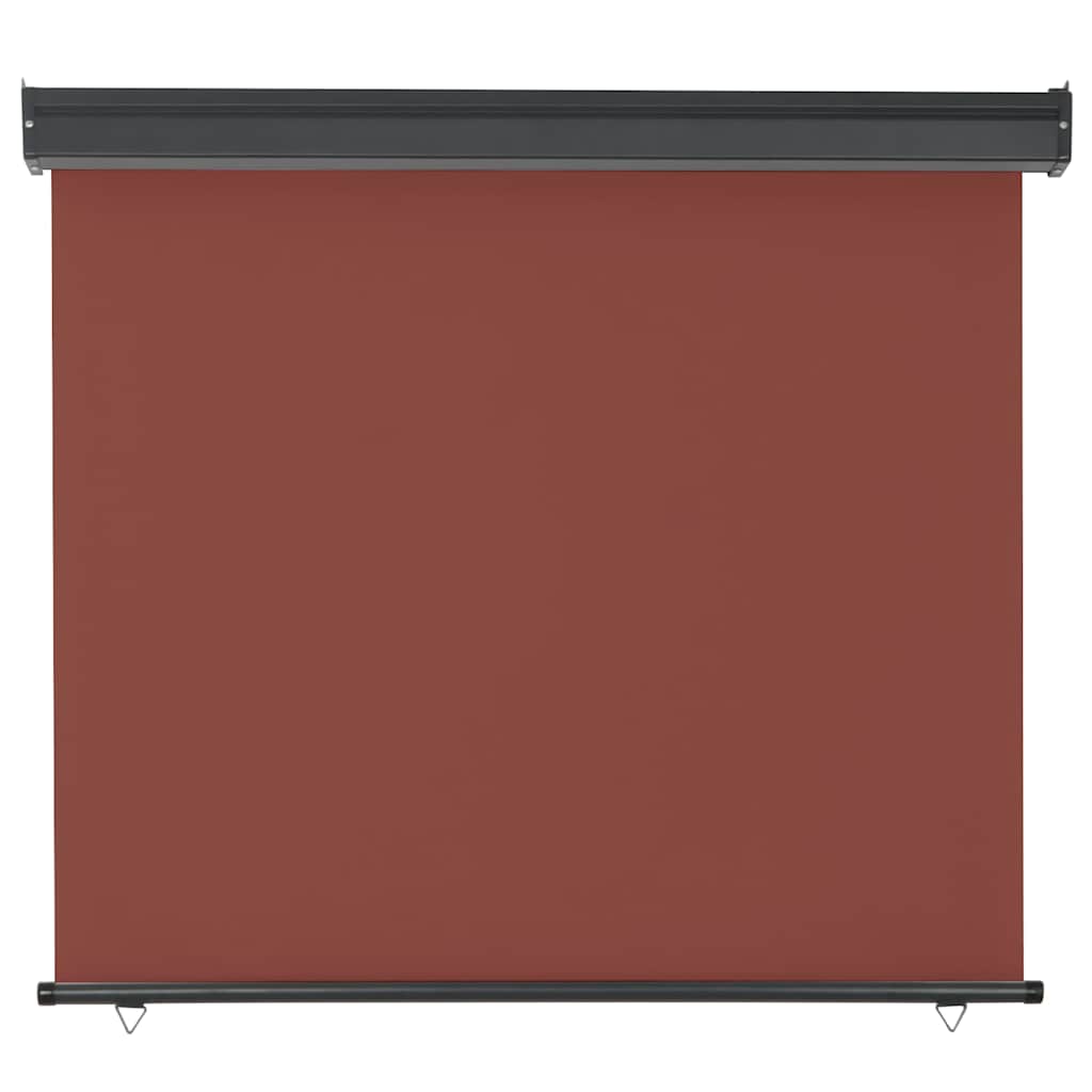 Balkon-Seitenmarkise 125x250 cm Braun