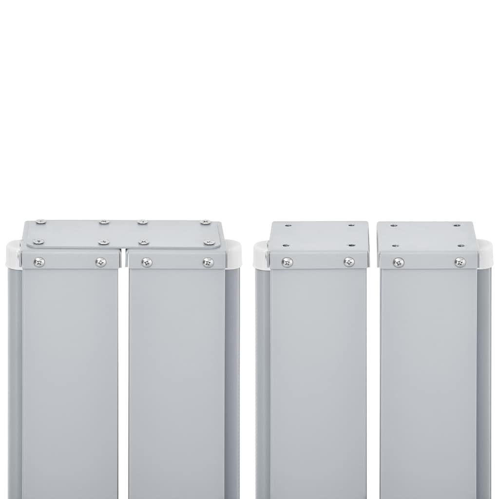 Ausziehbare Seitenmarkise Cremeweiß 100 x 600 cm