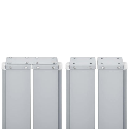 Ausziehbare Seitenmarkise Cremeweiß 100 x 600 cm