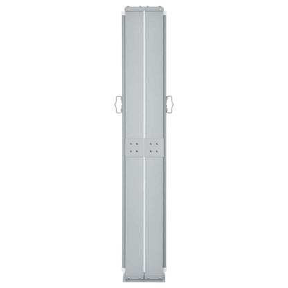 Ausziehbare Seitenmarkise Rot 140 x 600 cm
