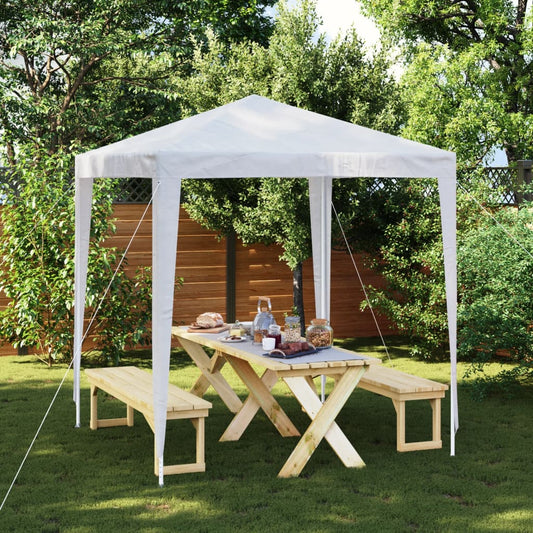 Tente de fête 2 x 2 m blanche