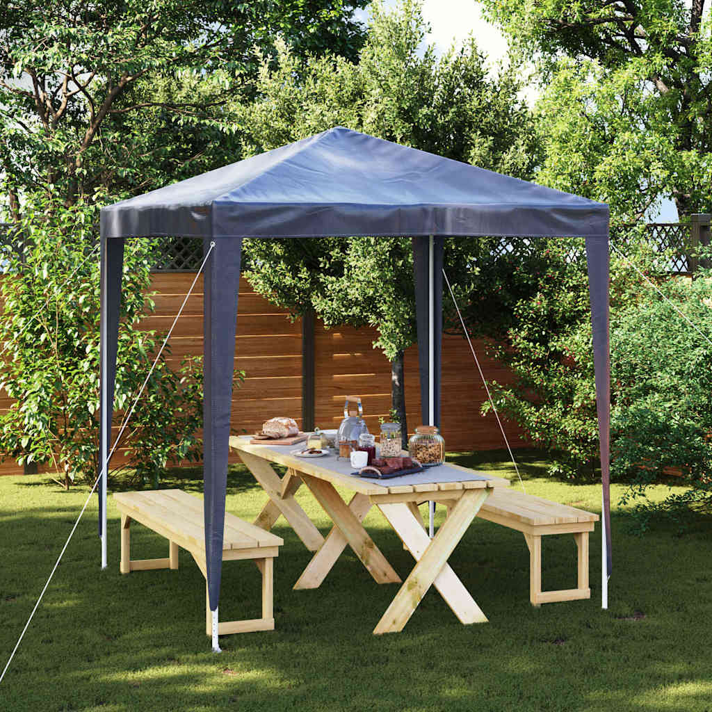 Partyzelt 2x2 m Blau