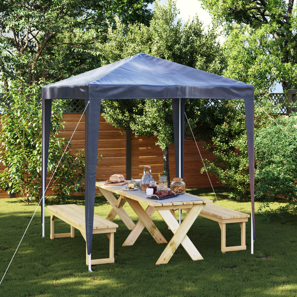 Tente de fête 2x2 m bleue