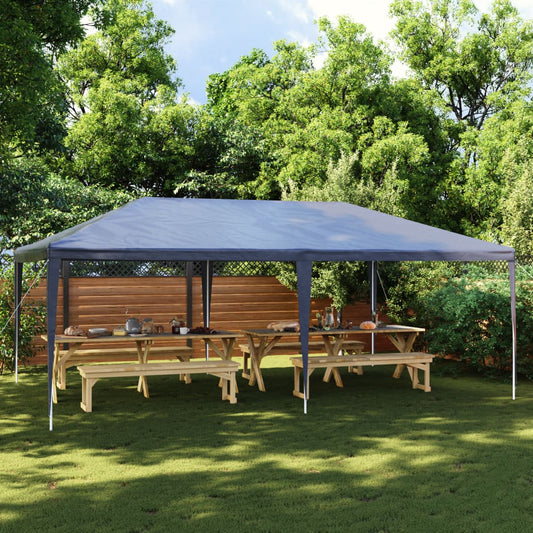 Tente de fête 4x6 m bleue