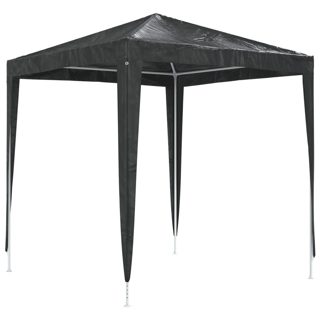 Tente de fête professionnelle 2x2 m anthracite