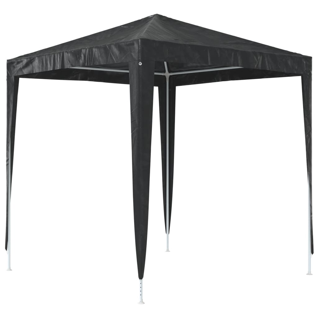 Tente de fête professionnelle 2x2 m anthracite