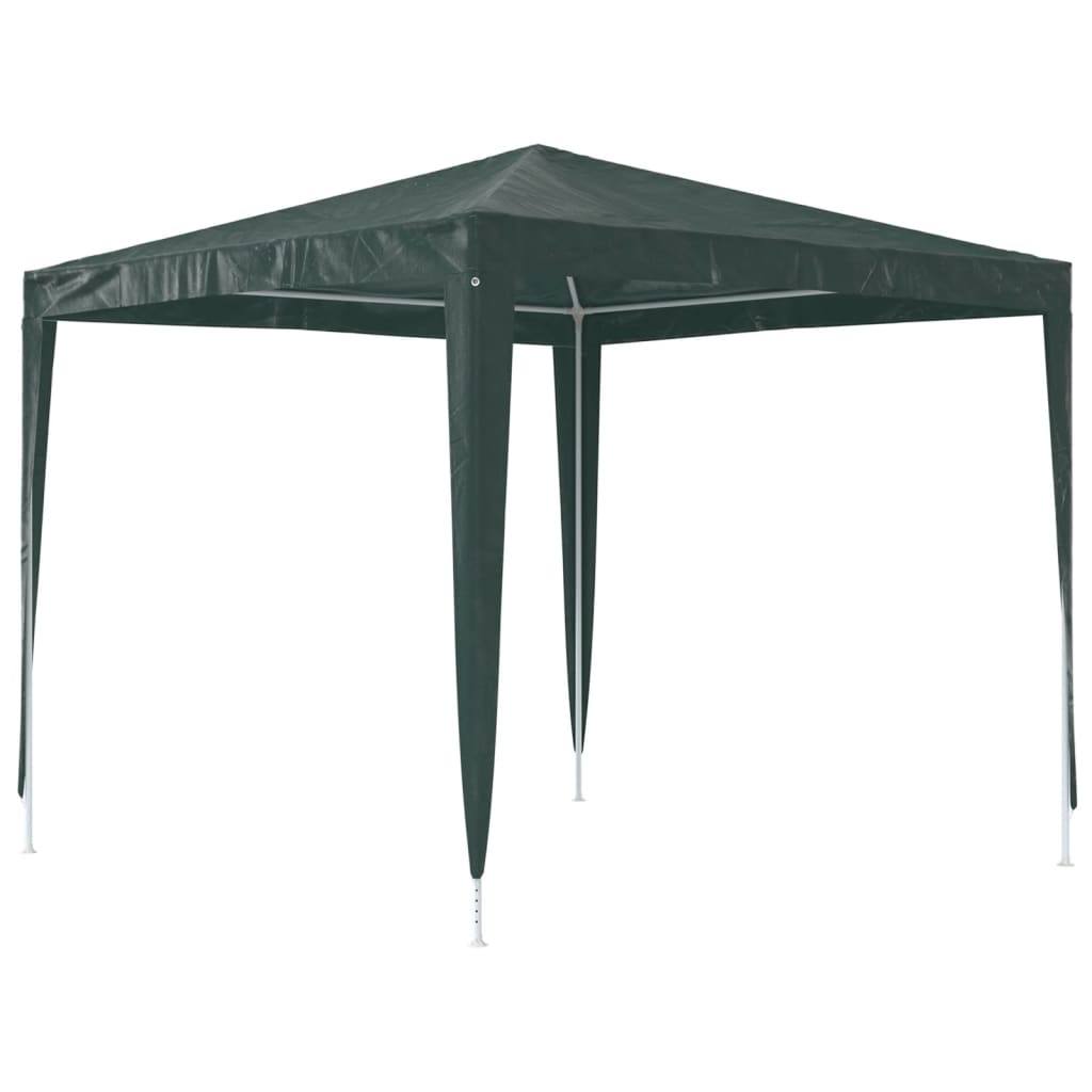 Chapiteau de fête professionnel 2,5x2,5 m vert 90 g/m²