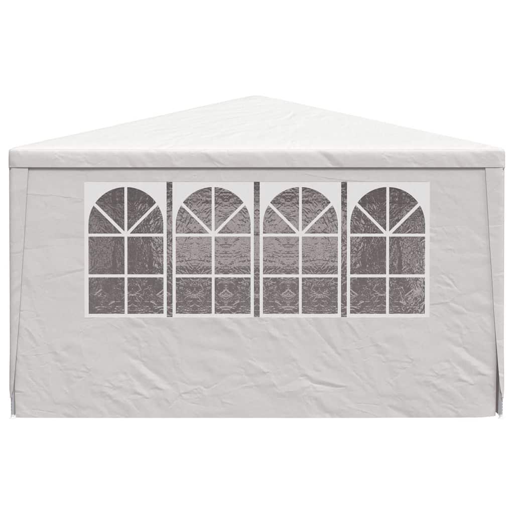 Professional party tent with side walls 4×9 m white 90 g/m²