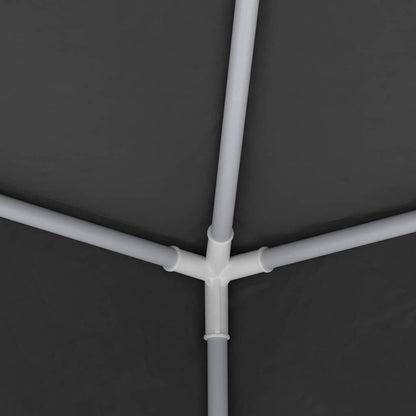 Profi-Partyzelt mit Seitenwänden 4×9 m Anthrazit 90 g/m²