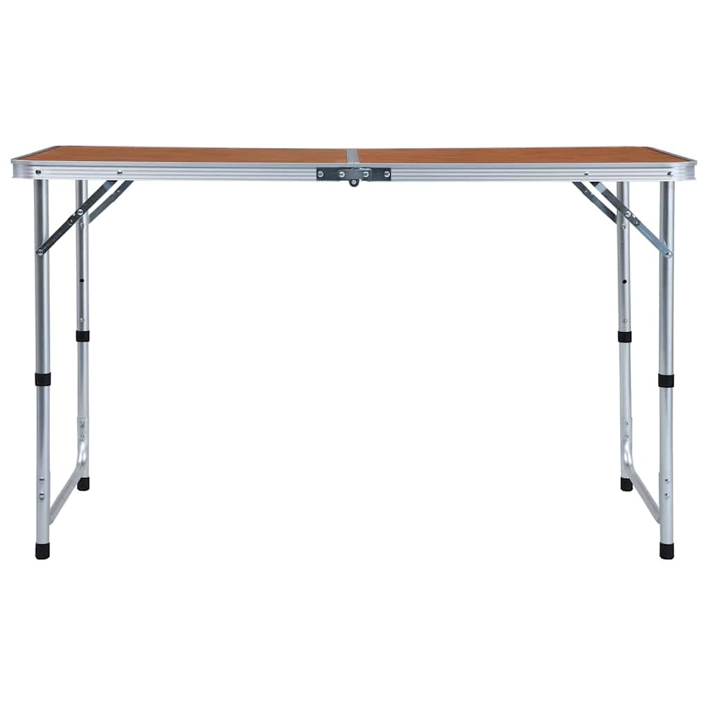 Klappbarer Campingtisch Aluminium 120 x 60 cm
