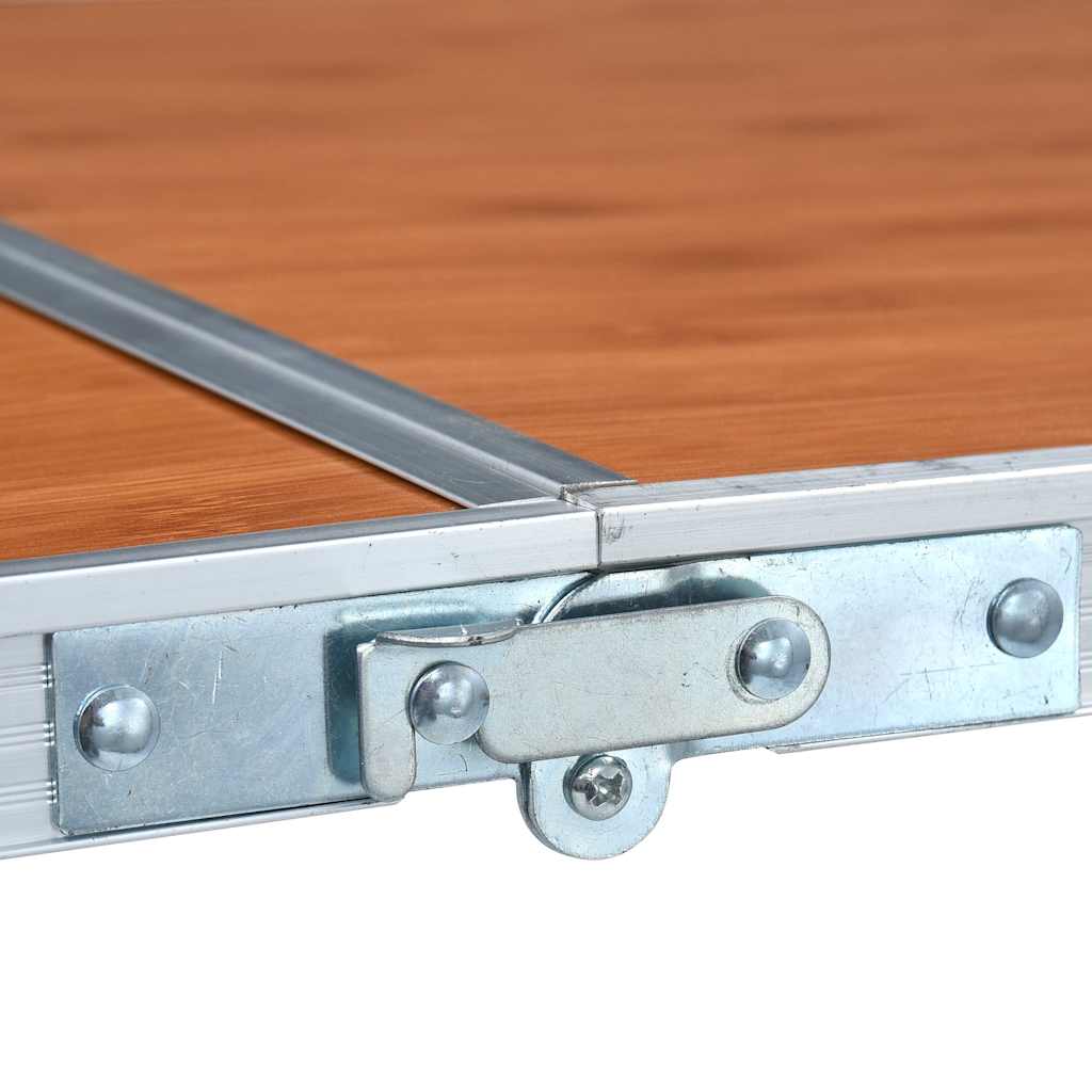 Klappbarer Campingtisch Aluminium 180 x 60 cm
