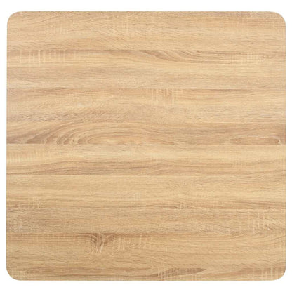 Bistrotisch Hellbraun 80x80 cm MDF