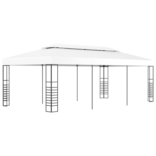 Pavillon de jardin 6×3 m blanc