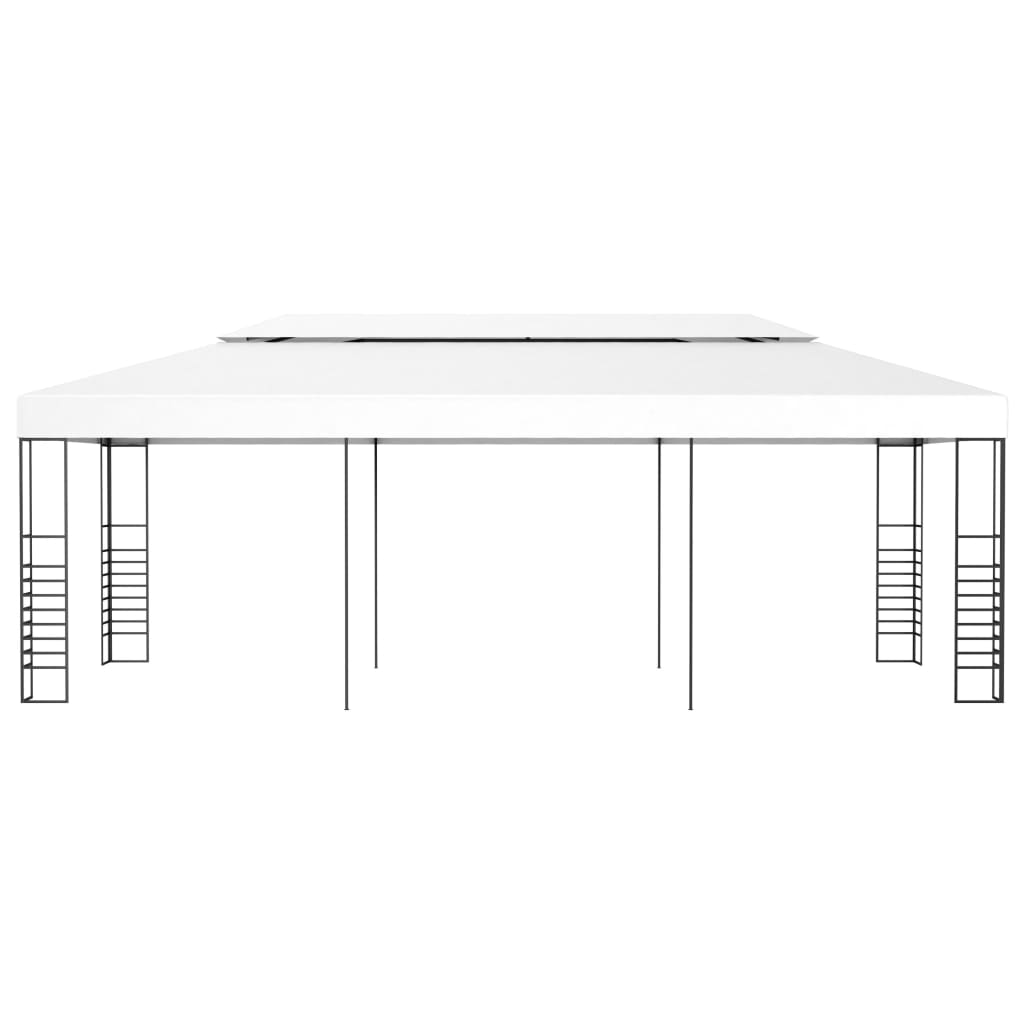 Pavillon de jardin 6×3 m blanc