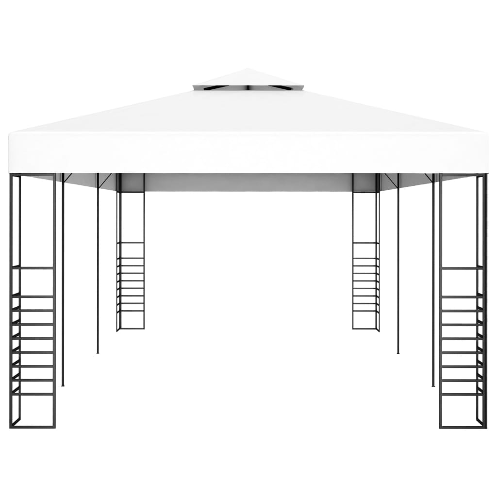 Pavillon de jardin 6×3 m blanc