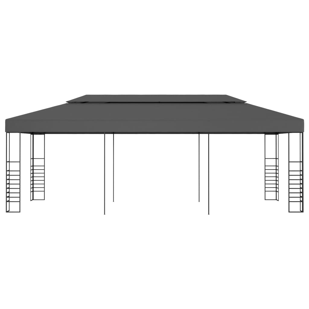 Pavillon de jardin 3x6 m anthracite