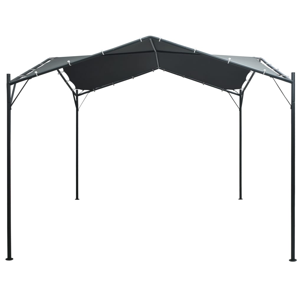 Auvent de tente de fête Pavilion 3x3 m acier anthracite