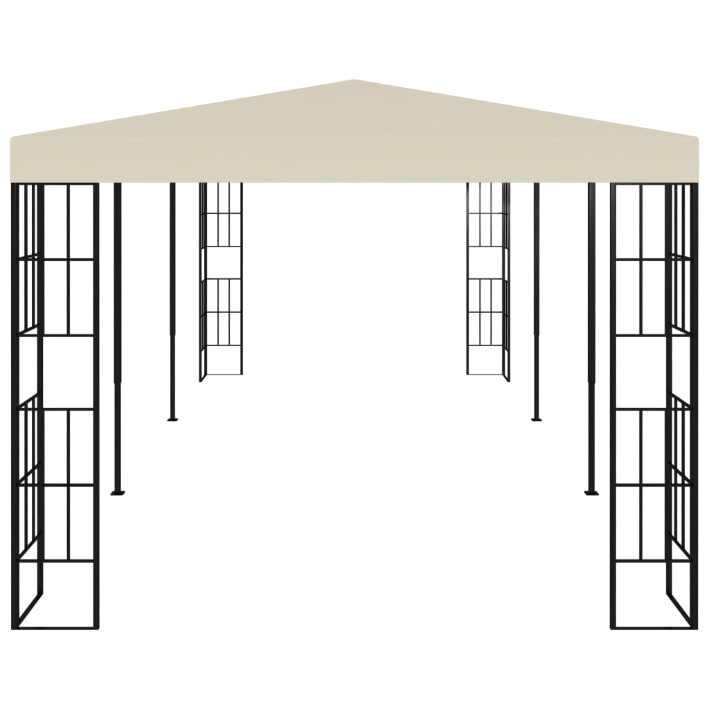 Gazebo 3x6 m crème