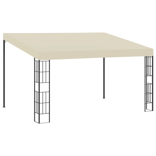 Wand-Pavillon 3x4 m Creme Stoff