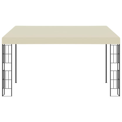 Wand-Pavillon 3x4 m Creme Stoff