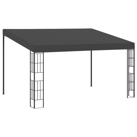 Tonnelle murale 3x4 m en tissu anthracite