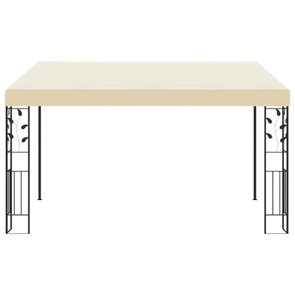 Wand-Pavillon 4x3x2,5 m Cremeweiß