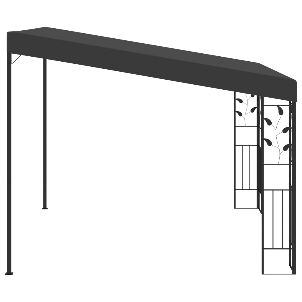 Pavillon mural 3x3x2,5 m anthracite