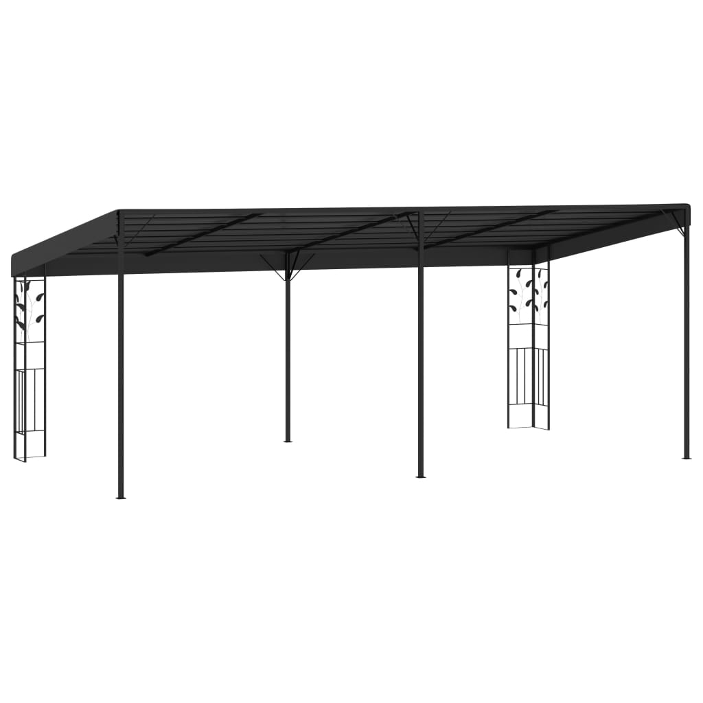 Pavillon mural 6x3x0,5 m anthracite