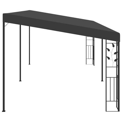 Wand-Pavillon 6x3x,5 m Anthrazit
