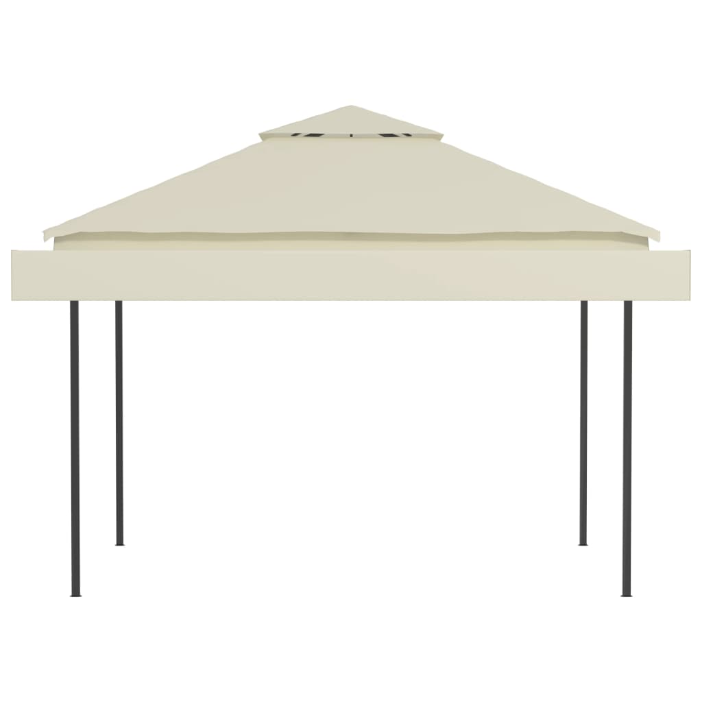 Pavillon mit Doppelt Erweiterten Dächern 3x3x2,75 cm 180 g/m²