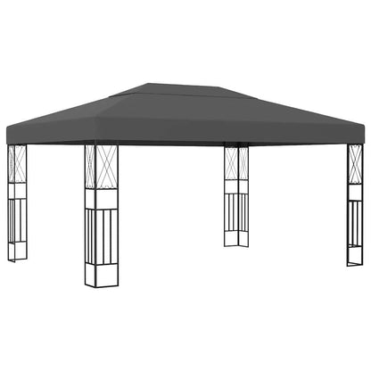 Pavillon 3×4 m Anthrazit Stoff