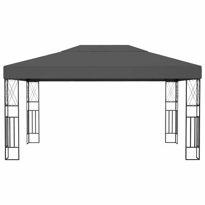 Pavillon 3×4 m Anthrazit Stoff