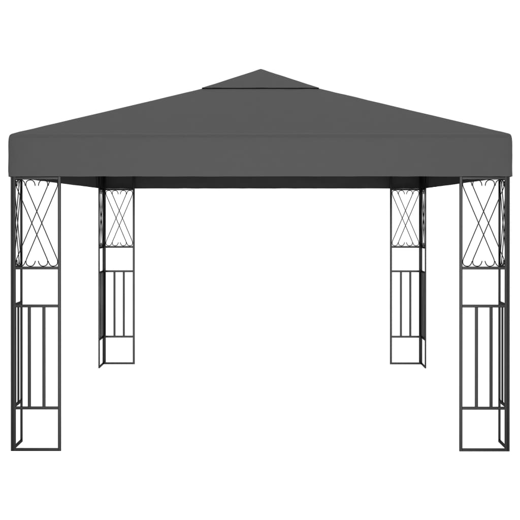 Gazebo 3×4 m tissu anthracite