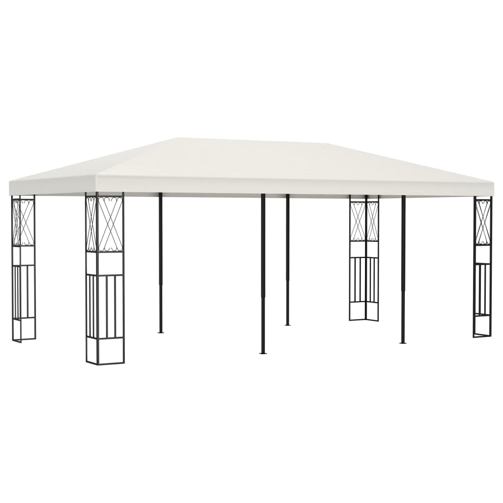 Pavillon 3×6 m Creme Stoff