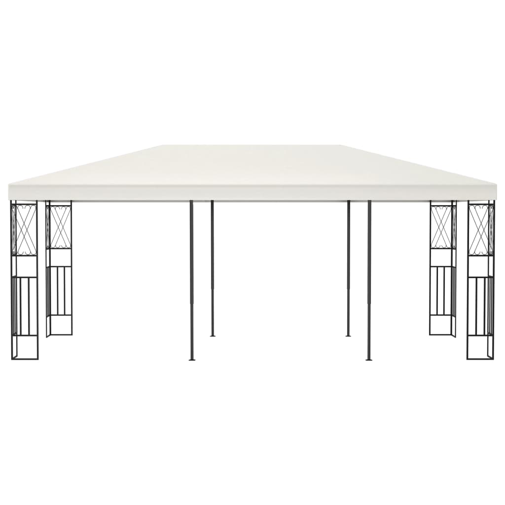 Gazebo 3×6 m tissu crème