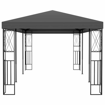 Pavillon 3x6 m Anthrazit Stoff