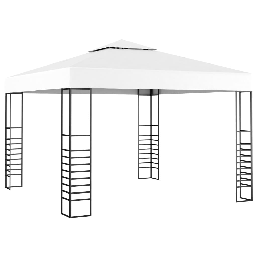 Pavillon de jardin 3x3 m blanc