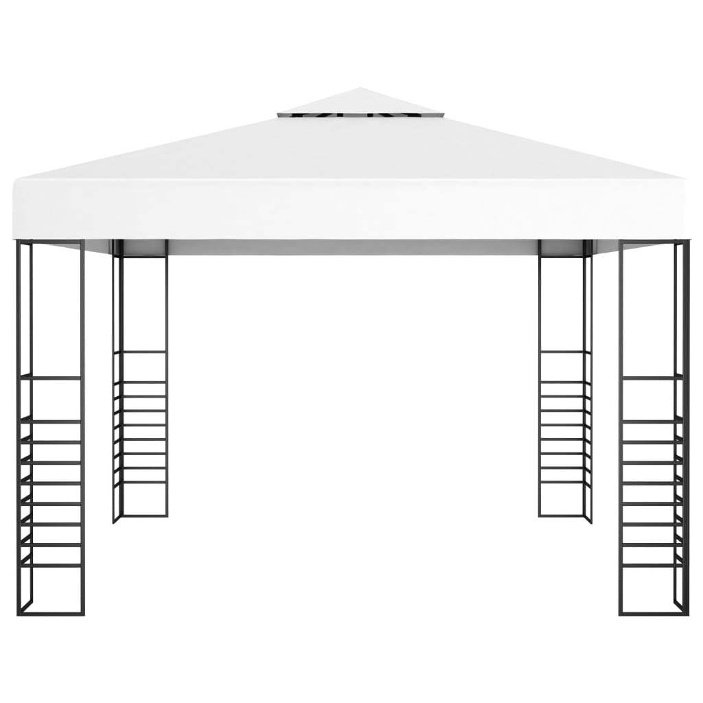 Pavillon de jardin 3x3 m blanc