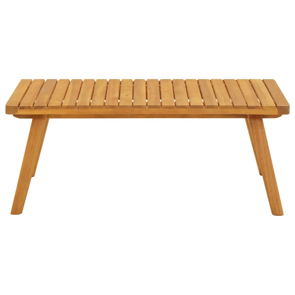 Table basse de jardin 90x55x35 cm en bois d'acacia massif
