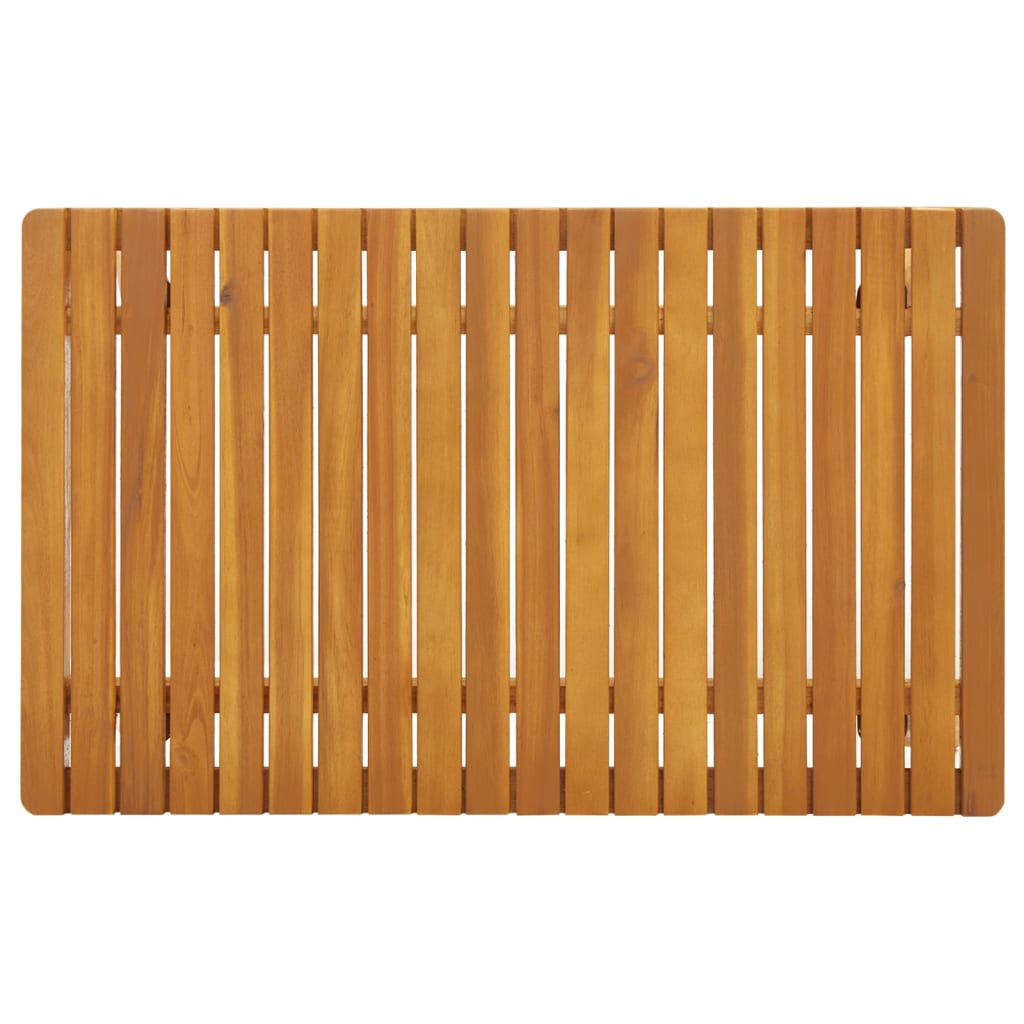 Table basse de jardin 90x55x35 cm en bois d'acacia massif