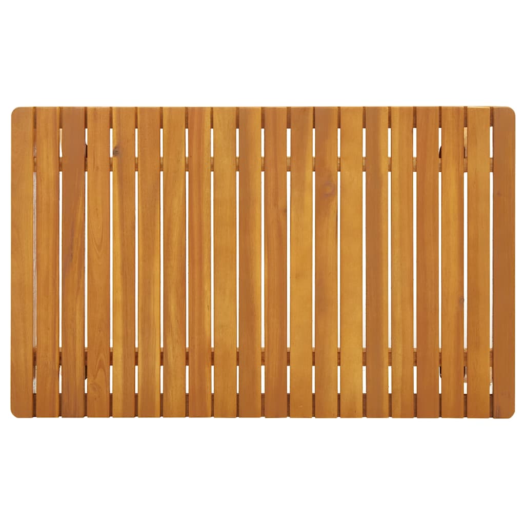 Table basse de jardin 90x55x35 cm en bois d'acacia massif