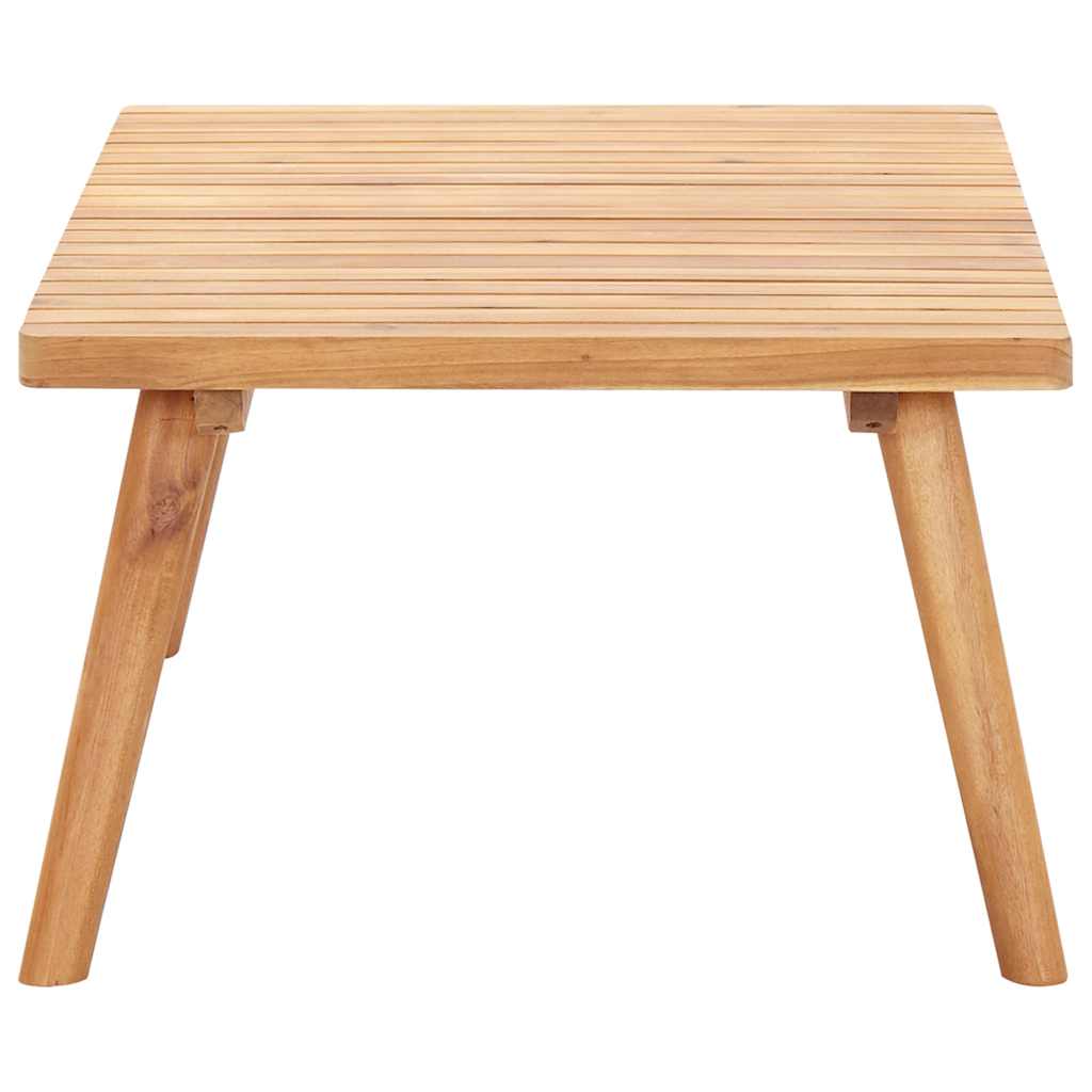 4-tlg. Garten-Lounge-Set mit Auflagen Massivholz Akazie