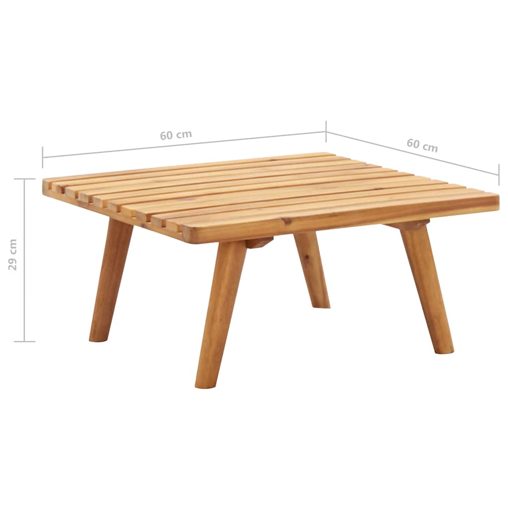 5-tlg. Garten-Lounge-Set Massivholz Akazie