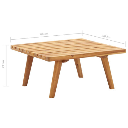 5-tlg. Garten-Lounge-Set Massivholz Akazie