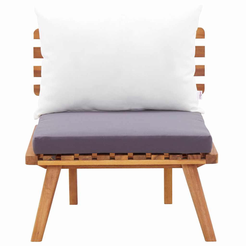 5-tlg. Garten-Lounge-Set Massivholz Akazie