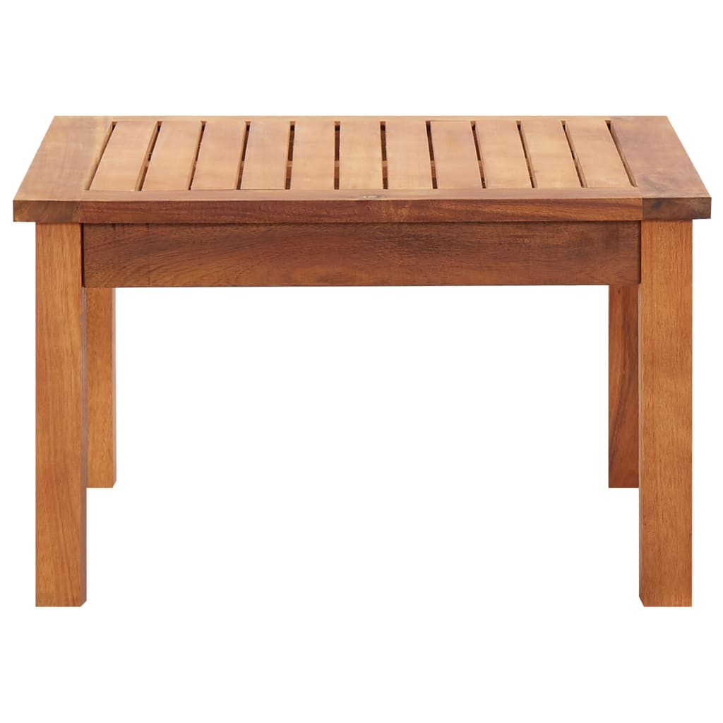 Table basse de jardin 60x60x36 cm en bois d'acacia massif