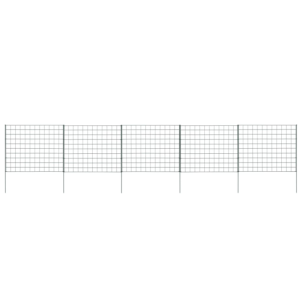 Gartenzaun Set 77,5x64 cm Grün